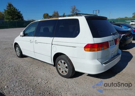 2002 Honda Odyssey Ex-L z USA, uszkodzony, nr VIN 5FNRL18032B029456